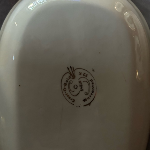 Crest O Gold Sabin Warranted 22K Vintage, Antique Dinnerware - Picture 10 of 16